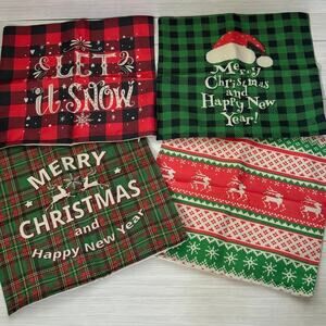 Pillow Covers Christmas, 4 pieces‎